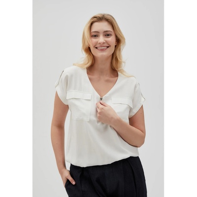 Moodo Бяла дамска блуза Moodo Moodo | Byal | ЖЕНИ | S