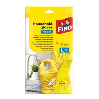 FINO Каучукови ръкавици, домакински, размер l, 1 чифт, fino 8571060710 (8571060710)