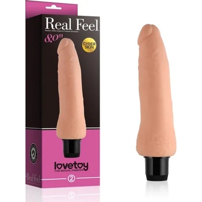Lovetoy Реалистичен вибратор от кибер кожа Real Feel Cyberskin 8