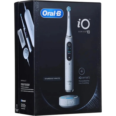 Oral-B ORAL-B iO Series 10 Stardust White Електрическа четка за зъби + iO Sense зарядно White