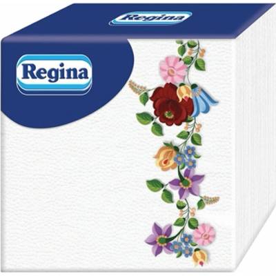 Regina Салфетки Flowers Kalocs, еднопластови, 33 х 33 cm, 45 броя