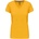 Kariban v-neck k381 / Дамска тениска с къс ръкав - жълта s (20k38120001)