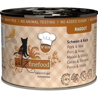 Catz finefood Ragú s bravčovým a teľacím mäsom 180 g