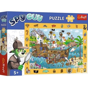 Trefl Puzzle с търсене на изображения Spy Guy: Пиратски кораб 100 части (15594)