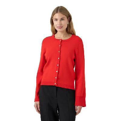 Жилетка Yas Elena Knit cardigan - Red (Fiery Red)
