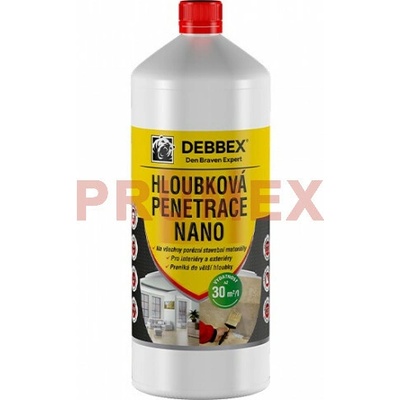 DEBBEX by Den Braven Hloubková penetrace NANO 5 l kanystr transparentní Barva: transparentní, Velikost: 5 l