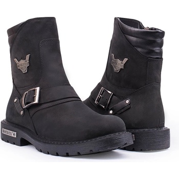 Marwells Мъжки боти от естествен набук - Черни 2021083434 (320582_Черно)