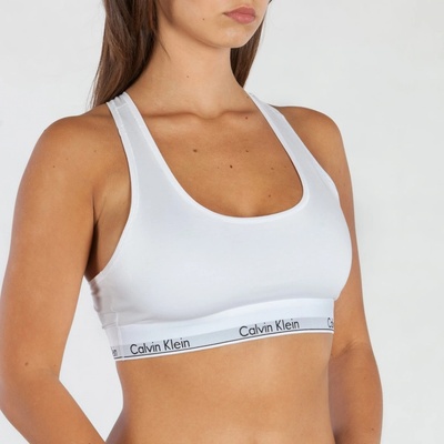 Calvin Klein Bralette Unlined bílá