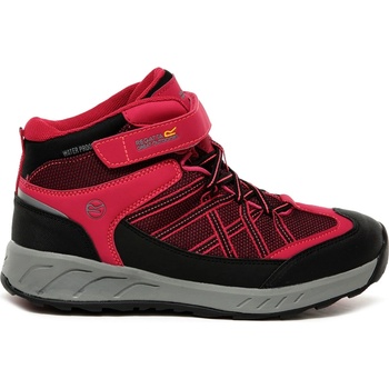 Image 1 of Regatta Unisex Kids' Samaris Junior Velcro Waterproof Hiking Boot - DkCeris/NePk