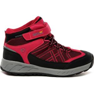 Regatta Unisex Kids' Samaris Junior Velcro Waterproof Hiking Boot - DkCeris/NePk