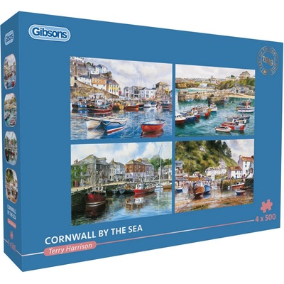 GIBSONS Cornwall u moře 4x500 dílků