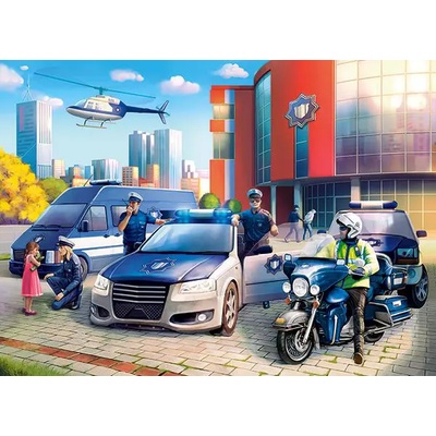 Castorland - Puzzle Police Station 100 pieces - 100 piese