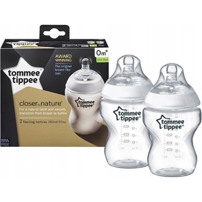 Tommee Tippee Antikoliková fľaša s cumlíkom 2 x 260 ml