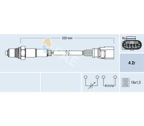 Lambda sonda FAE 77438