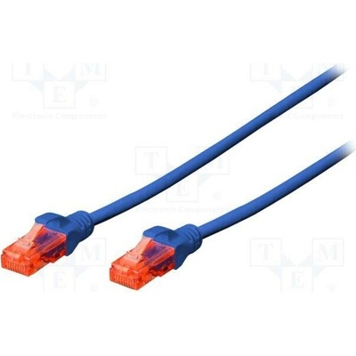 Digitus DK-1617-050/B Patch U/UTP Cat 6 RJ45 vidlice z obou stran lanko Cu 5m