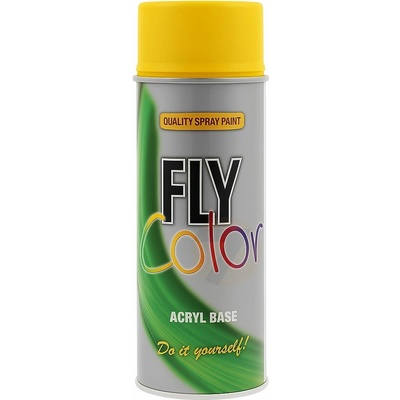 Motip FLY Color akrylová farba v spreji 400 ml RAL 1018 žltá