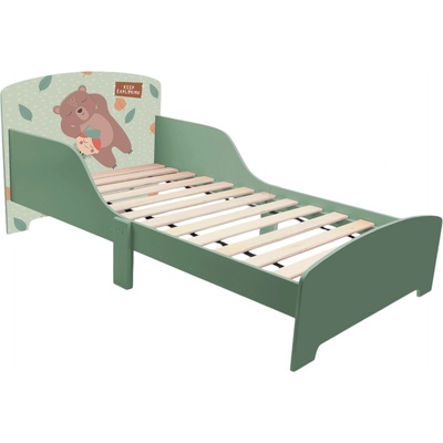 Ginger Home Детско Легло ginger home, Защита от Падане, Дървено, Подматрачна Рамка 70х140 см, forest (tf6805)