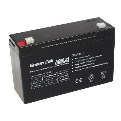 AGM Battery 6V 12Ah - Batterie - 12.000 mAh Запечатана оловна киселина (VRLA) (AGM01)