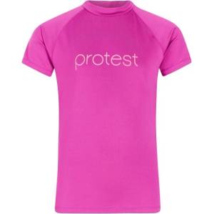 Protest Детска плажна тениска от ликра Protest Kid's PRTSenna Surf T-Shirt Short Sleeve Lycra - Punch Pink - размер 164 (EU) (750-1596-0516)