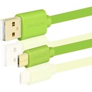 USB kabely Axagon BUMM-AM05QG Micro USB, 2A, 0,5m, zelený