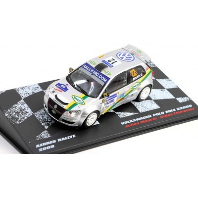 DeAgostini Volkswagen Polo MK4 S2000 Rallye Azory 2009 Julien Martin Gilles Thimonier Rallye automobily časopis s modelem 79 1:43