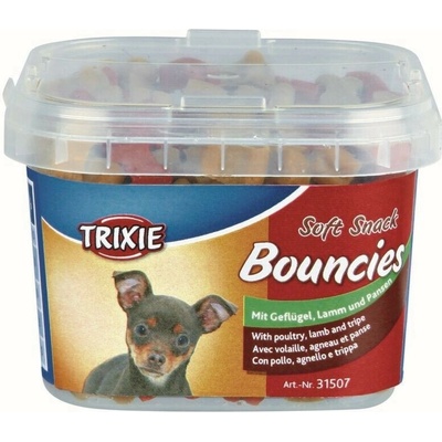 Trixie BOUNCIES mini kostičky kuracie, jahňacie, držky 140 g