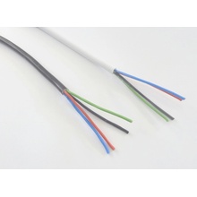 T-Led RGB kulatý 4x0,5mm² černý 1 m
