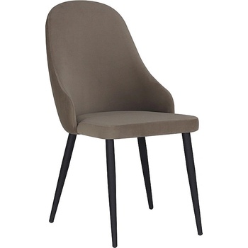 ЕВРОМАР Трапезен стол remis светлокафяв / черен