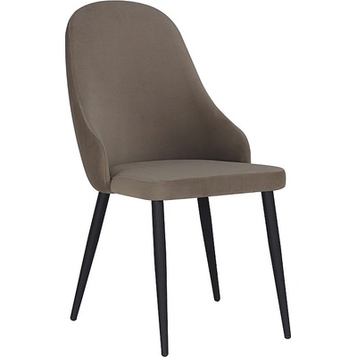 ЕВРОМАР Трапезен стол remis светлокафяв / черен