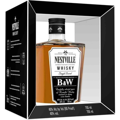 Nestville Black & White Single Barrel 40% 0,7 l (kartón)