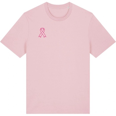 Tričko Amazonky Stužka magenta potlač Cotton Pink