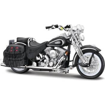 Maisto - HD - 1999 FLSTS Heritage Softail® Springer, матово черен, 1: 18
