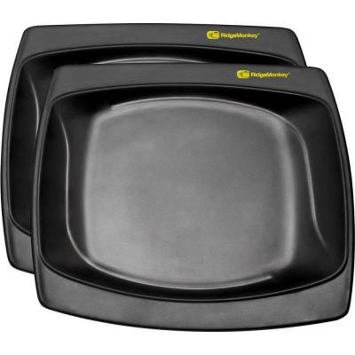 RidgeMonkey 2 Taniere DLX Large Plate Twin Pack