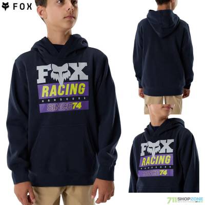 Fox Yth Since 74 Fleece Po Hoodie mdnt
