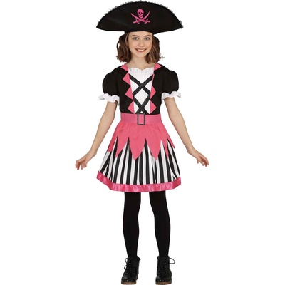 Fiestas Guirca Момичешки костюм - Пират Размер - деца: XL: 143-151 см