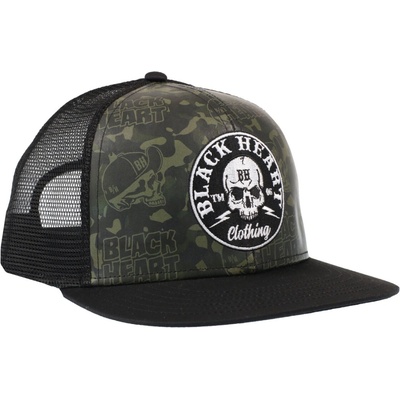BLACK HEART BASTARD SKULL 19421