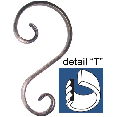 Umakov Element tvaru-S 230x120/60, 12x6mm E/241T-230