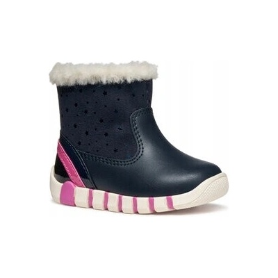 Geox dětské kozačky eko kůže vícebarevné