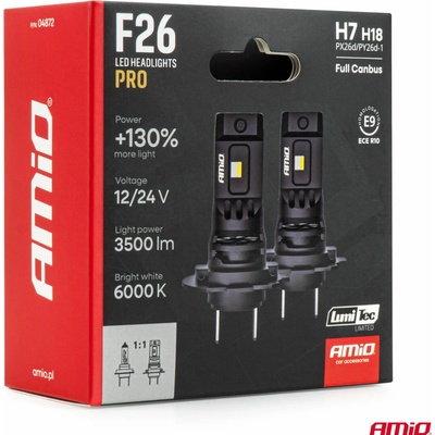 LED prestavbová sada F26 PRO H7 H18 12V 24V