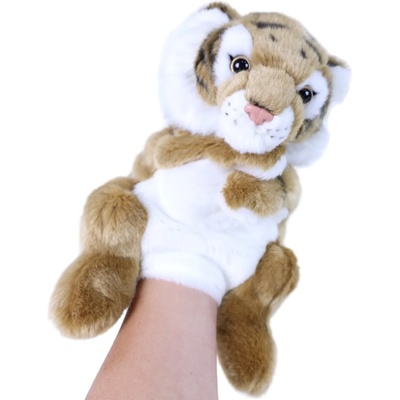 Rappa Плюшена играчка Rappa Еко приятели - Кукла за театър, Тигър, 28 cm (185869)
