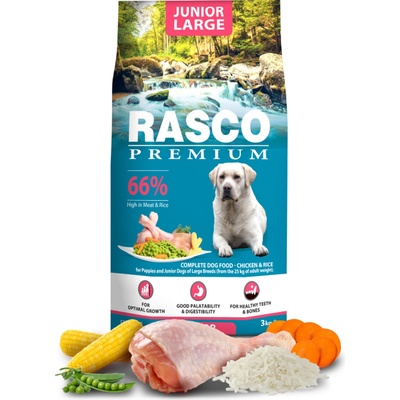 Rasco Premium Puppy & Junior Large 3 kg