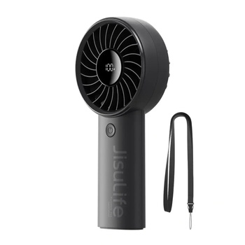 JisuLife Handheld Fan Life4 3600mAh преносим USB вентилатор - черен (Life4_black_36)