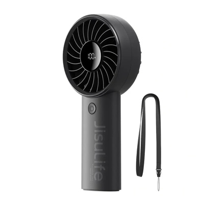 JisuLife Handheld Fan Life4 3600mAh преносим USB вентилатор - черен (Life4_black_36)