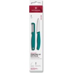Victorinox Комплект нож и класическа белачка SWISS CLASSIC, комплект от 2 бр. , зелен, пластмаса, Victorinox (VN6711421C1)