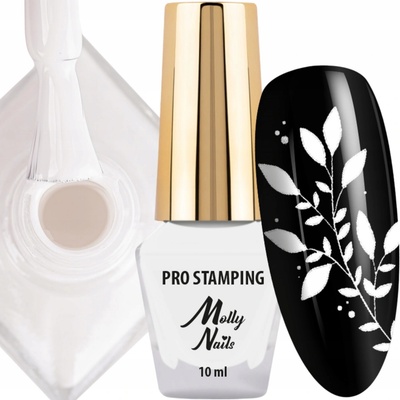 Molly lak na pečiatkovanie biely 01 PRO 10 ml