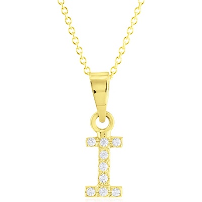 Gemmax Zlatý řetízek s písmenem I GLSYB-56631-36261