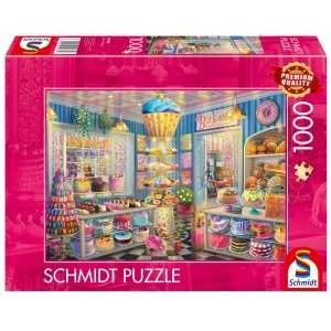 Schmidt Spiele Puzzle PQ 1000 Colorful Pastry Shop G3