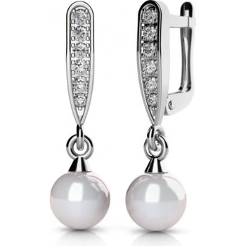 Couple elegantní Julia II bílé zlato s perlami a zirkony 4585080-0-0-91