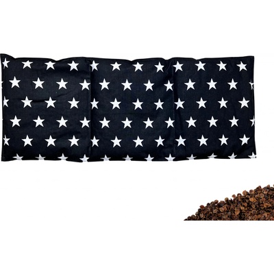 VFstyle nahřívací polštářek bederní s pohankovými slupkami 50x20 cm Stars černé – Zboží Dáma