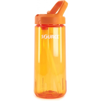 Source Бутилка за вода Source New Act Tritan Single Wall with Straw Water bottle - Amber Orange - размер 0, 7 l (533-1234-0111)